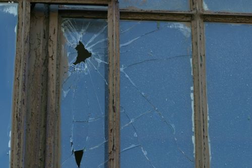 broken window shot