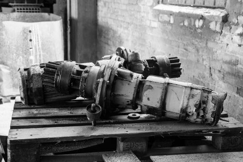 broken industrial items decay abandoned tools