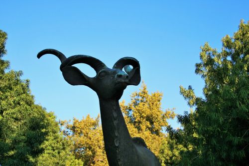 Bronze Statue Of Kudu