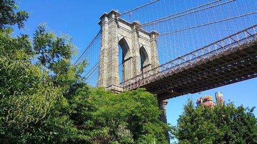 brooklyn  bridge  cityscape