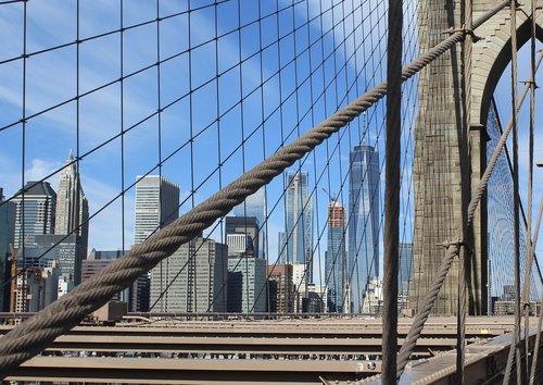 brooklyn bridge  new york  architecture