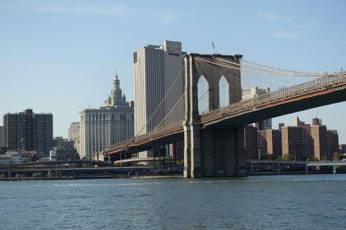 brooklyn bridge east river manhattan