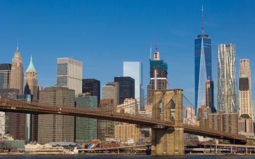 Brooklyn Bridge Skyline