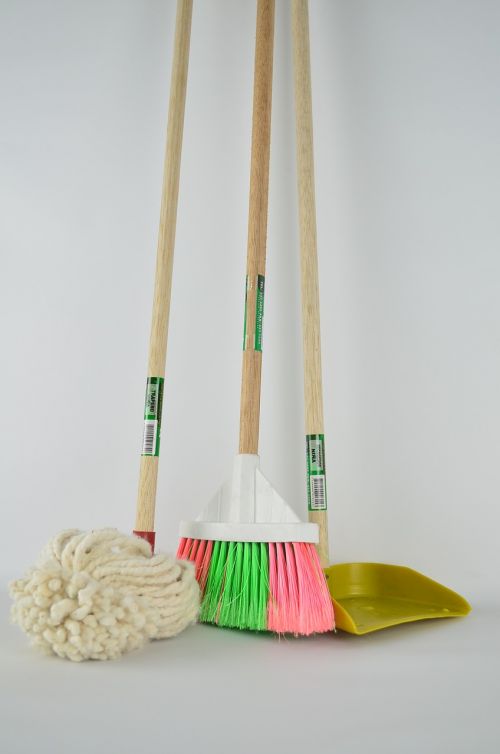 broom ragpicker mop