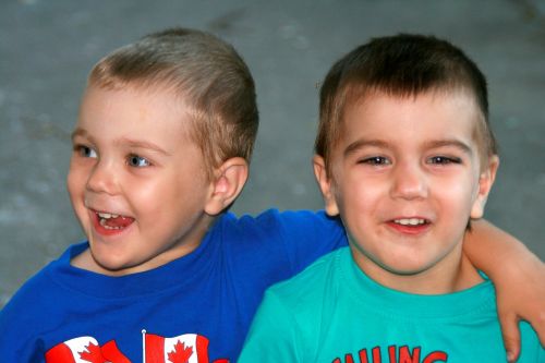 brothers twins portrait