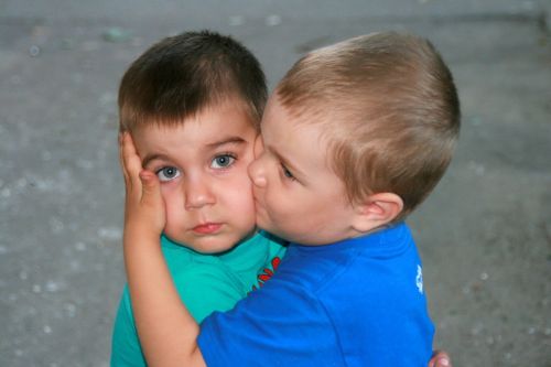 brothers twins portrait