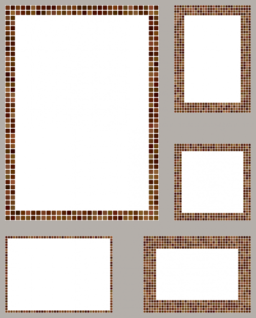 brown frame border