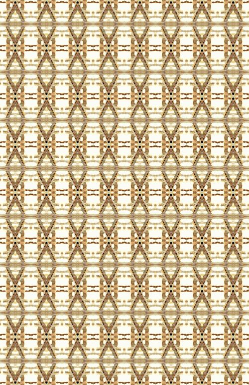 Brown And White Trellis Pattern