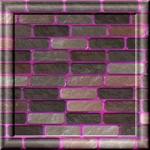 Brown Black Violet Bricks