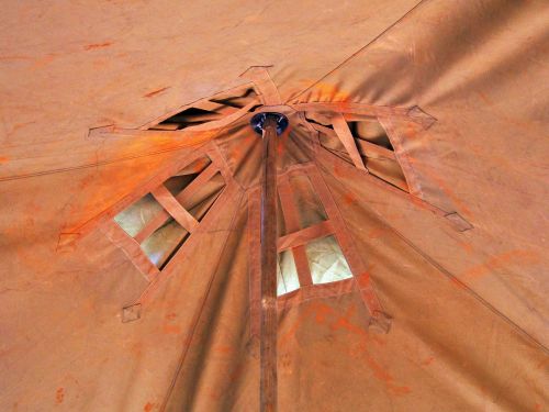 Brown Canvas Tent