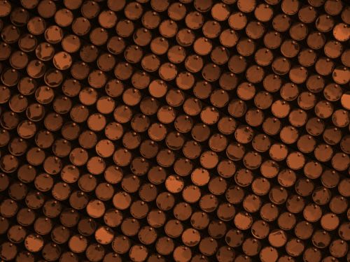 Brown Circular Pattern Background