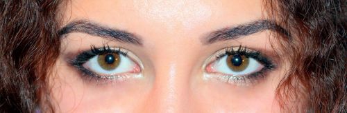brown eyes iris gene