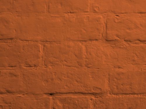 Brown Painted Brick Wall