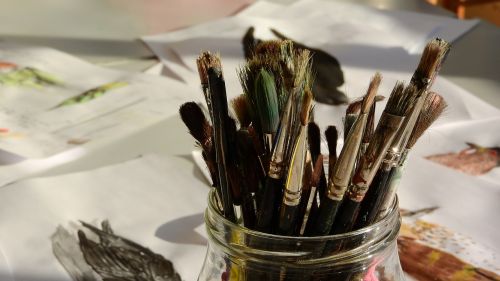 brush art education painting