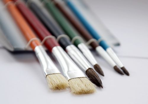 brush drawing watercolor