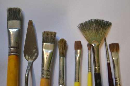 brushes painting art