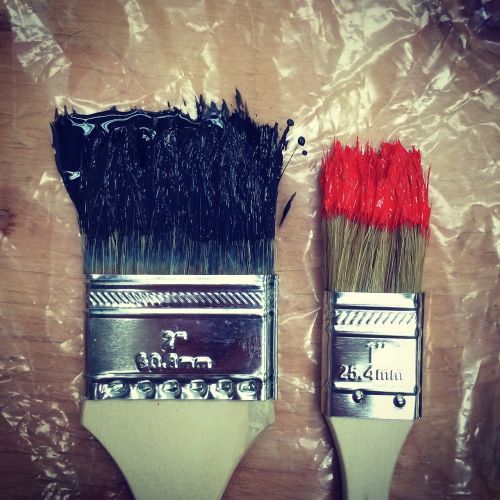 brushes color paint