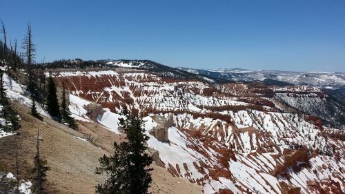 bryce canyon nature snow