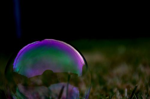 bubble purple round