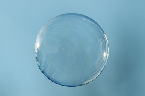 bubble clear reflection