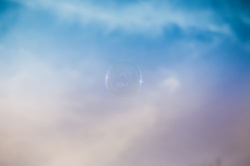 bubble clouds sky