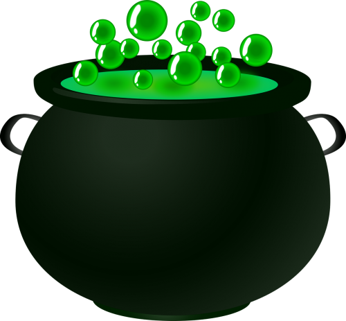 bubble cauldron green