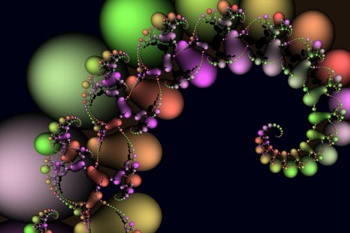 bubble fractal colorful