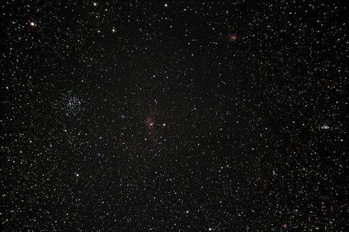bubble nebula  nebula  space