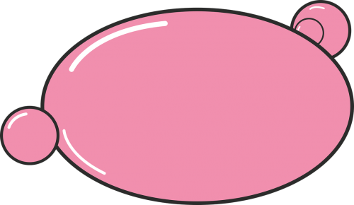 bubblegum pink bubble
