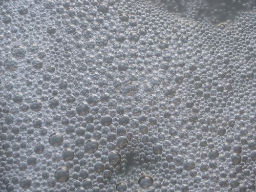 bubbles foam macro