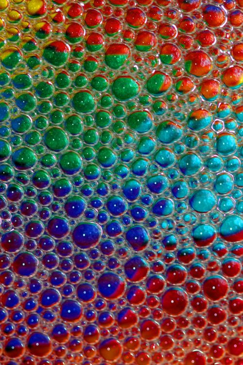 bubbles soap water