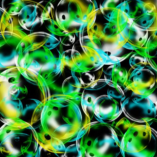 bubbles background colorful