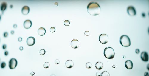 bubbles clear dew