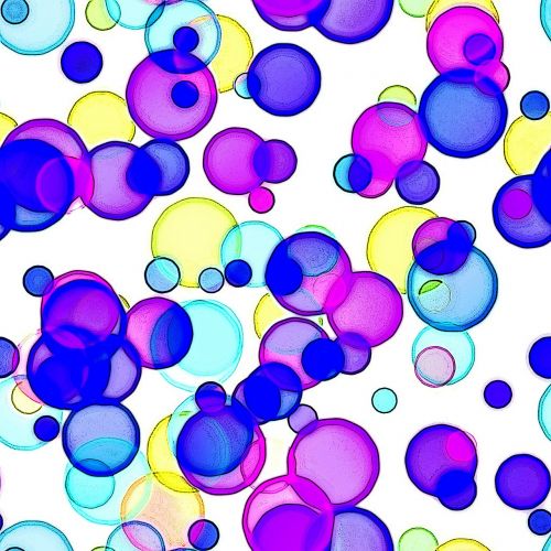 bubbles circle background