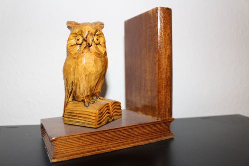 buchstütze books owl book
