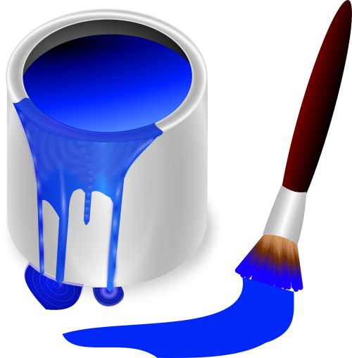 bucket color blue