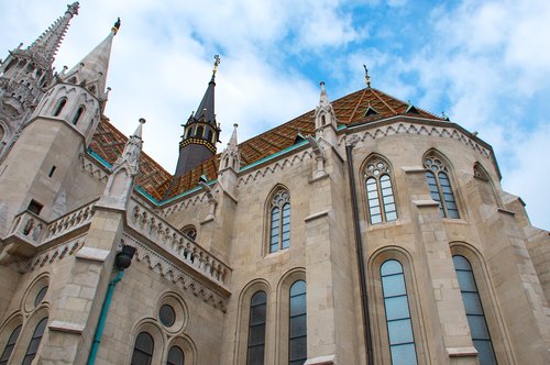 buda castle  hungarian  building