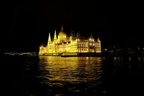 budapest sunset lights