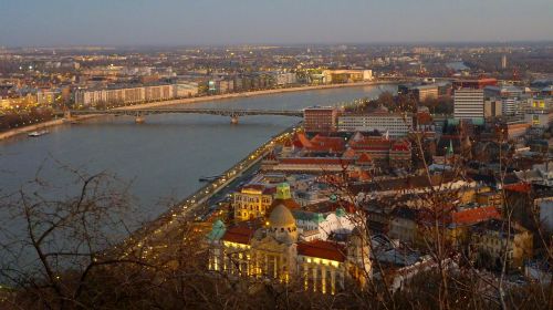 budapest hungary sunset