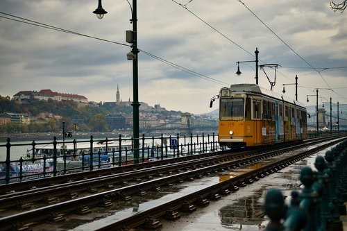 budapest  tram  europe