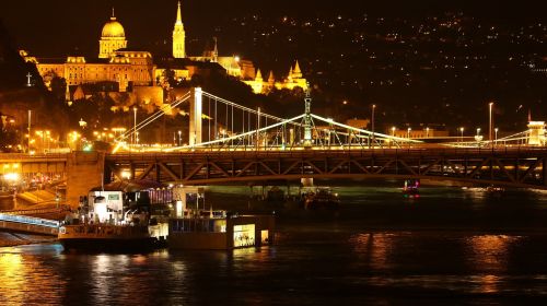 budapest at night bridge