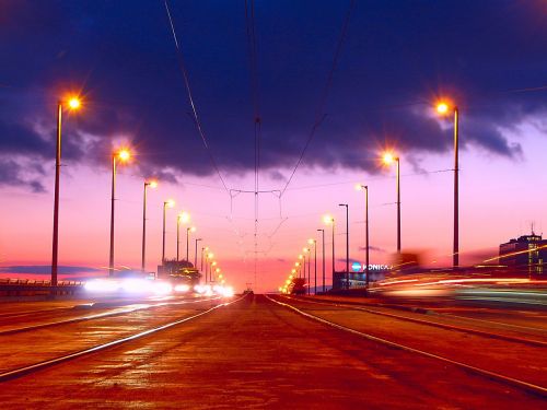 budapest sunset bridge