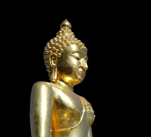 buddah gold statue