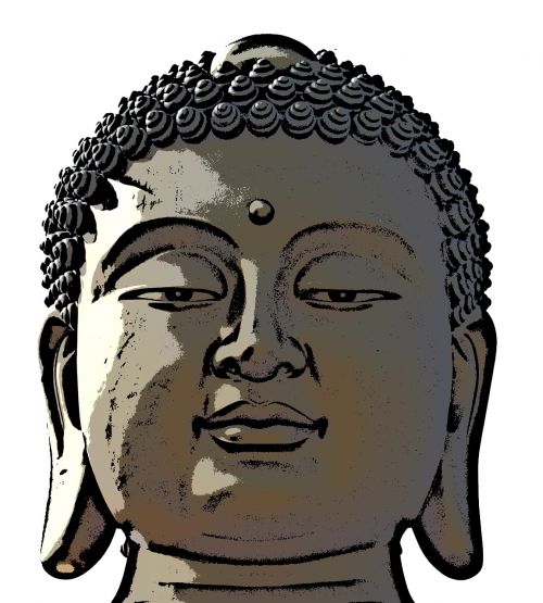 buddha face peace