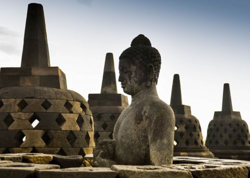 buddha indonesia borobudur