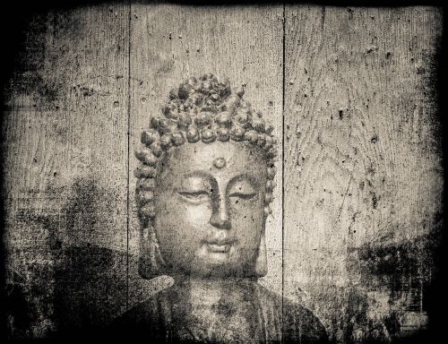 buddha wood old