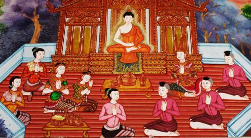 buddha devotees worship