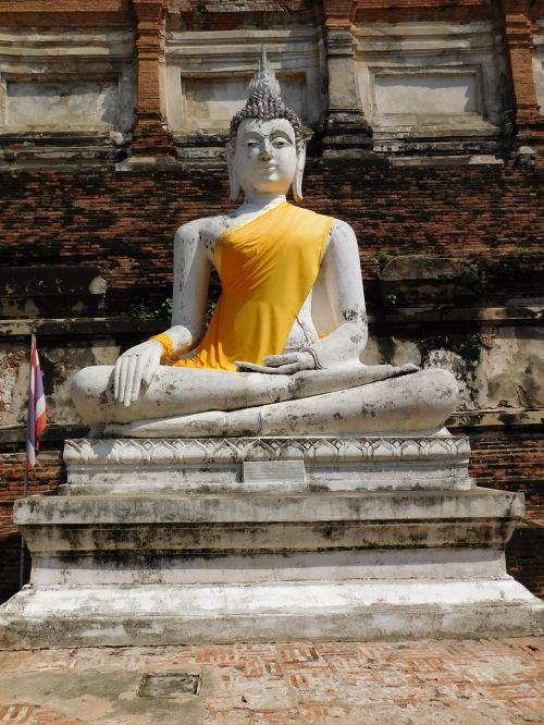 buddha ayutthaya steinbuddha