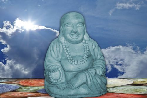 buddha sky stone figure