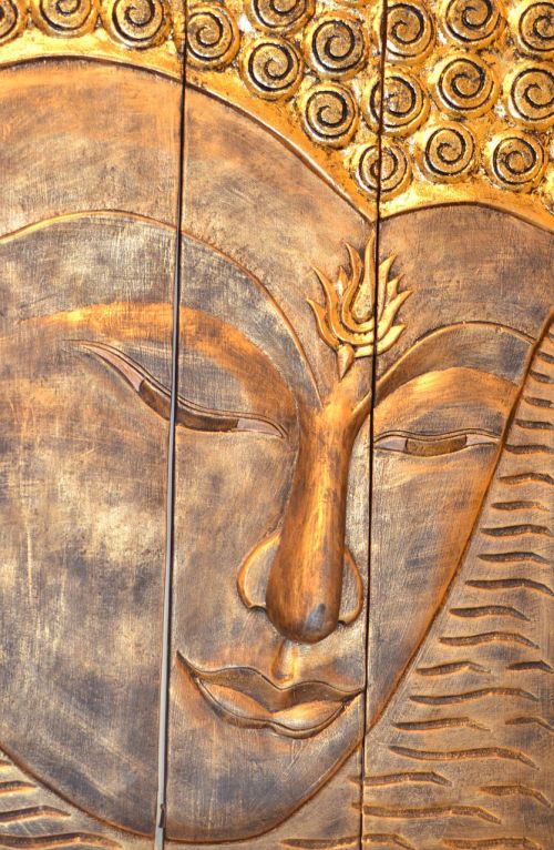 buddha buddha head buddha wall carving